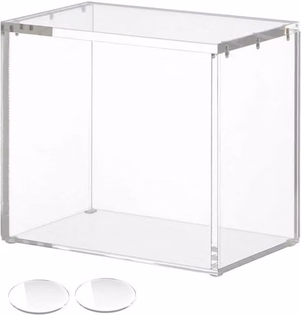 EONLION Premium Acrylic Pokemon TCG Booster Box Display Case with Lid in Transparent – 1