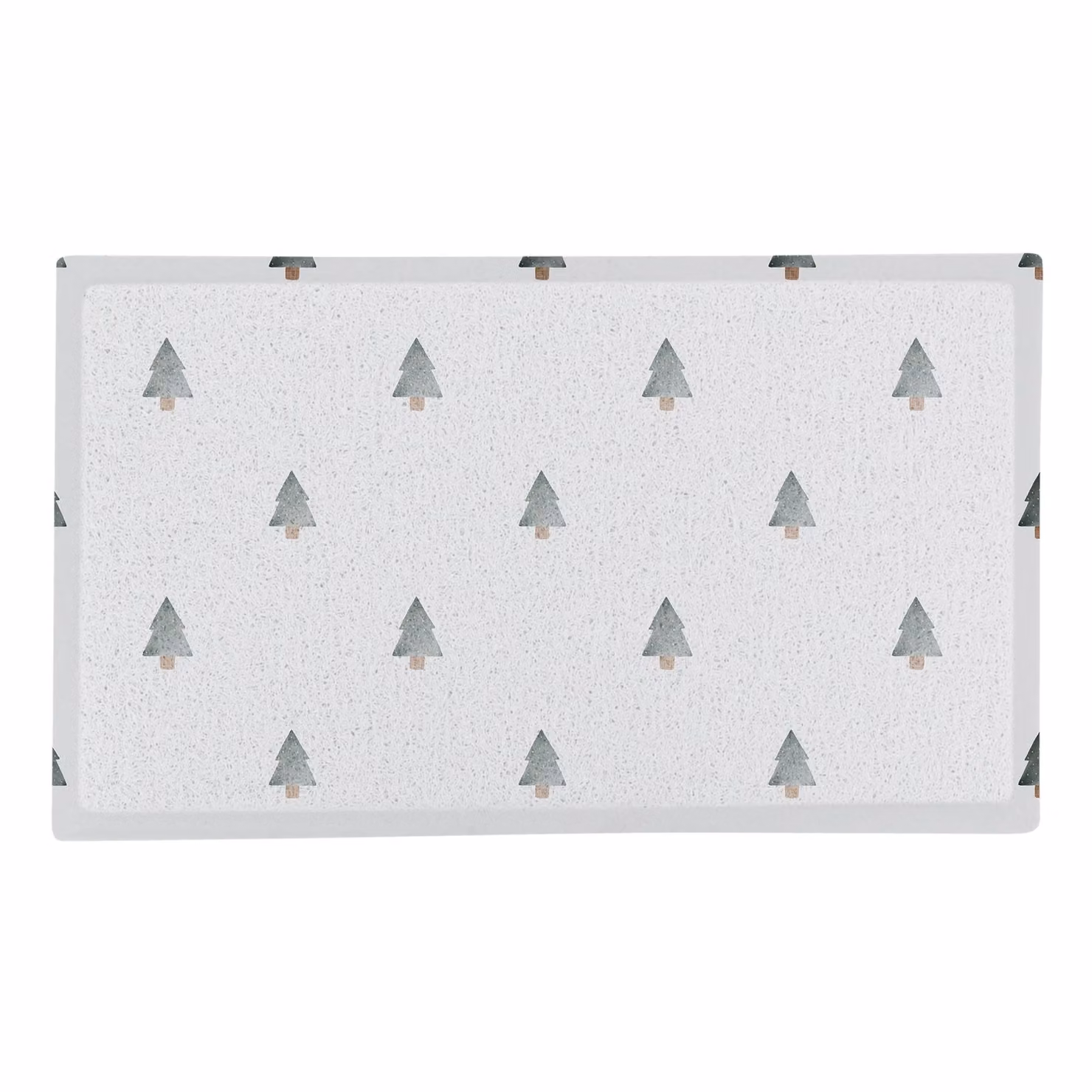 Artsy Mats Christmas Tree Pattern Doormat, Multicolour, W: 70 cm, D: 40 cm – 2