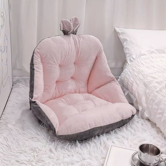 SPETLEK Soft Plush High Back Chair Cushion in Pink, W/H: 100 x 190 cm – 1