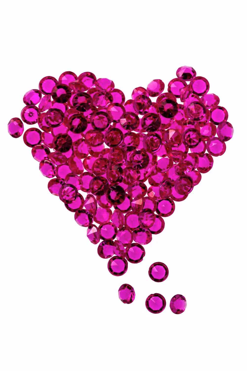 Neel Blue Acrylic Rhinestone Table Confetti Scatters, 6000pcs, Fuchsia and Blue – 2