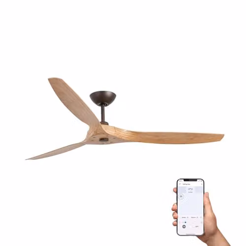 FARO Barcelona Ceiling Fan in Brown