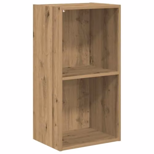 vidaXL Bookcase in Artisan Oak Brown, MDF, W/D/H: 40 x 30 x 77 cm