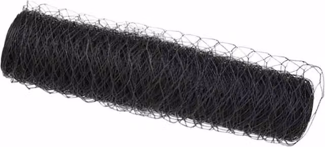 Berkfield Home Grey PVC Coated Hexagon Steel Fence, 0.8 x 50 m