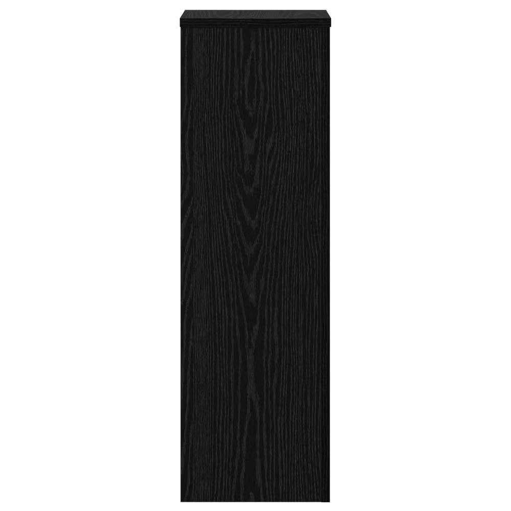 Berkfield Home Set of 2 Black Oak Plant Stands, W/D/H: 25 x 25 x 80 cm – 3