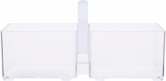 Orsina Versatile Clear Plastic Kitchen Organiser with Integrated Handle