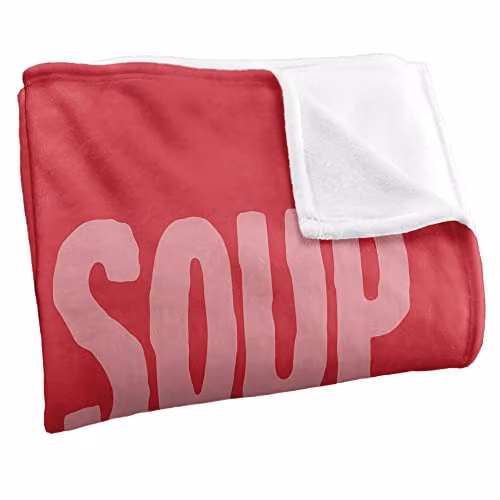 Warner Bros. Seinfeld The Soup Stand Super Soft Fleece Throw Blanket, Multicolour, W: 91 cm, D: 147 cm – 3