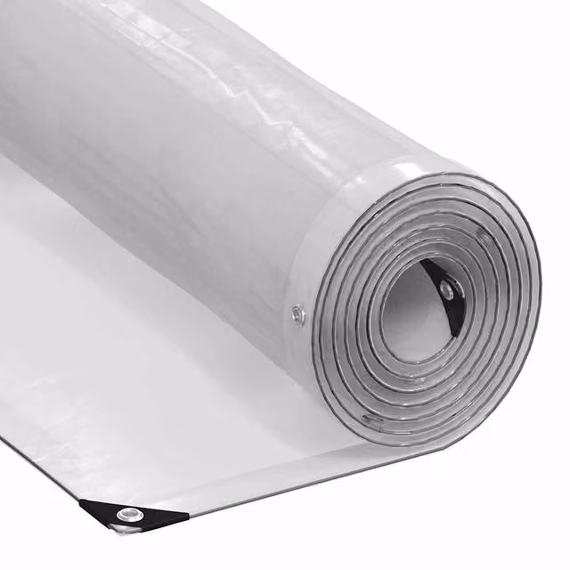 Berkfield Home Polyethylene Plant Cover with Eyelets, W: 2 m, D: 4 m