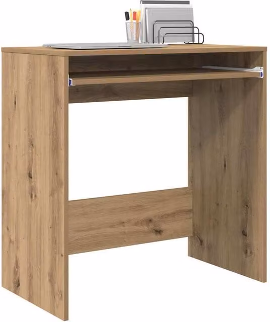 Berkfield Home Artisan Oak Computer Desk in Brown