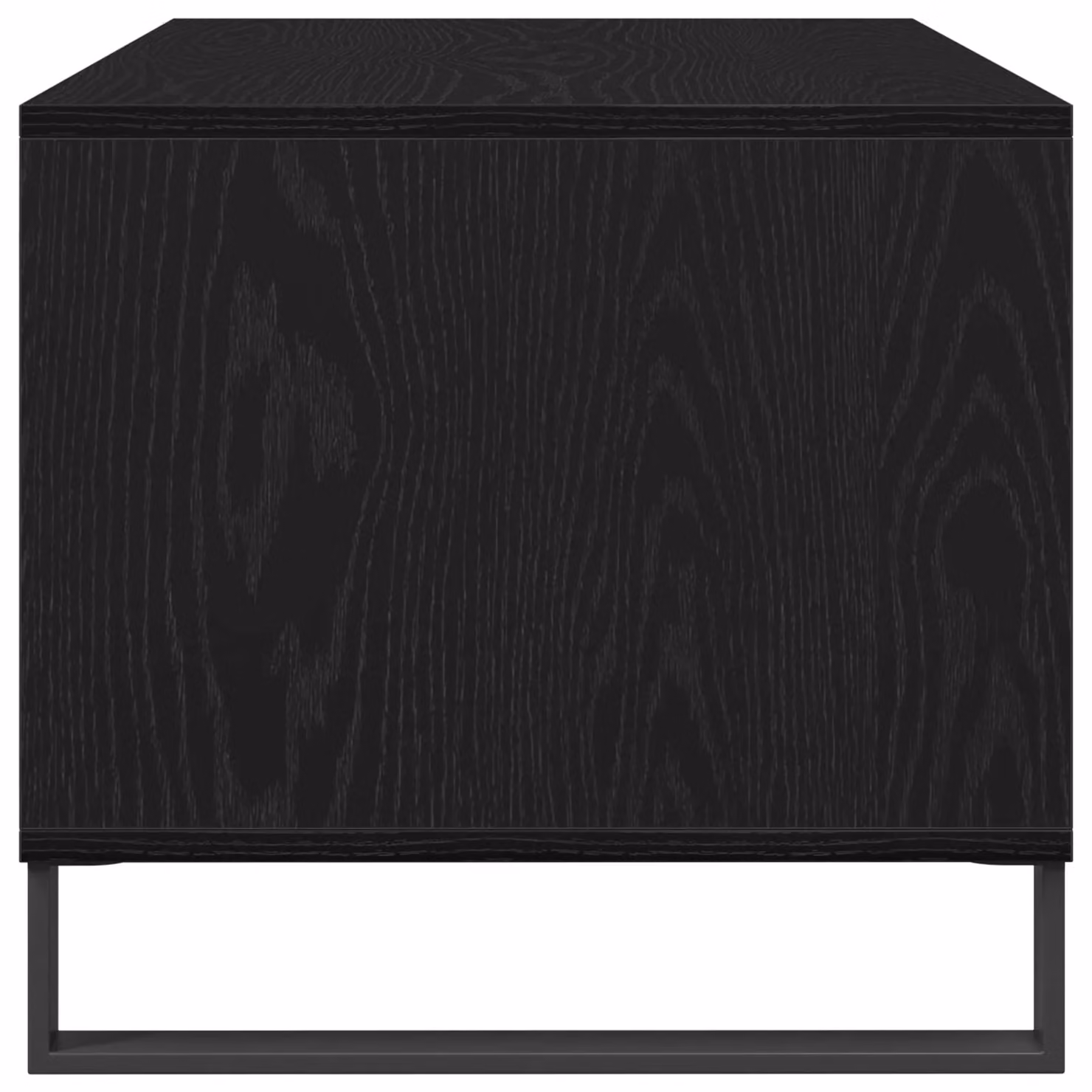 Berkfield Home Black Oak Coffee Table, W/D/H: 90 x 49 x 45 cm – 4