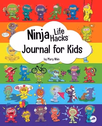 Ninja Life Hacks Journal by Grow Grit Press LLC, Multicolour Paper Journal for Children