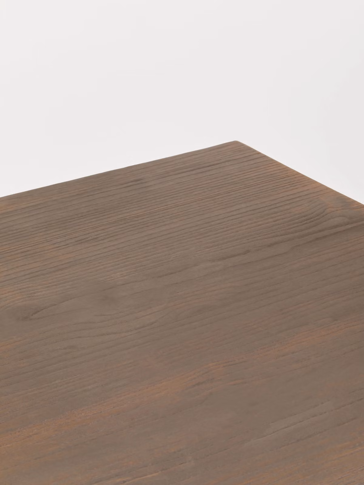 Orsina Modern Metal and Elm Wood Square Dining Table in Grey and White, W/D/H: 80 x 80 x 76 cm – 3