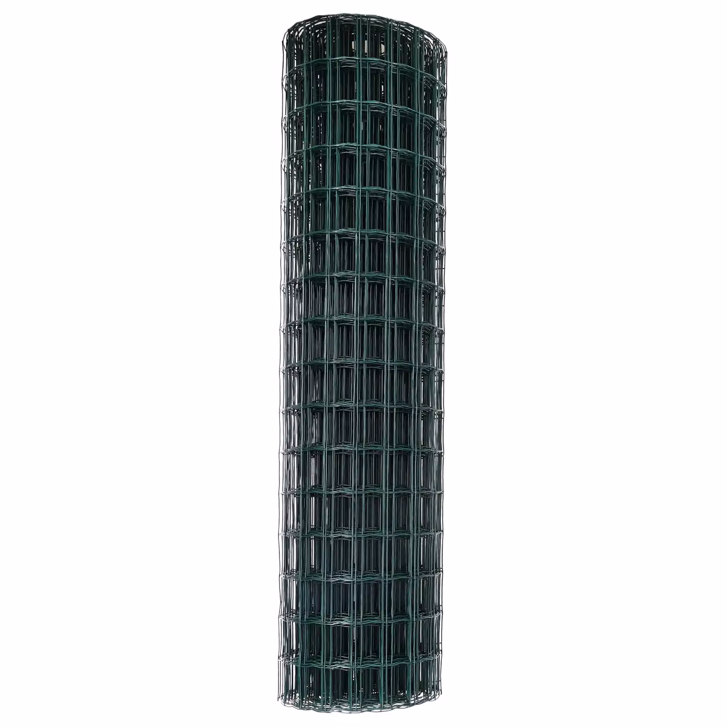 Berkfield Home Euro Fence Green PVC-Coated Steel Rectangular Fencing, W: 10 m, H: 2 m – 4