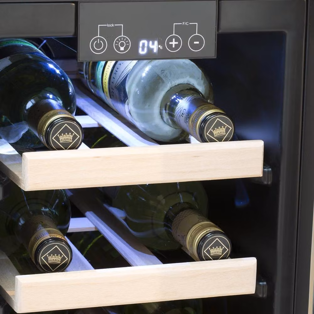 SIA WC30SS 59L Undercounter Wine Cooler Fridge in Silver – 3