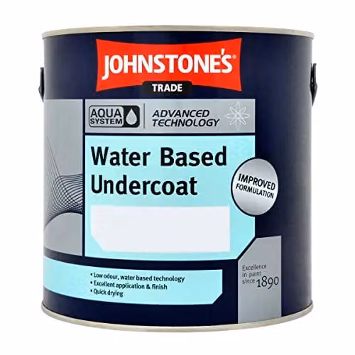 Johnstone's Aqua Water Based Undercoat in Grey, 2.5 l