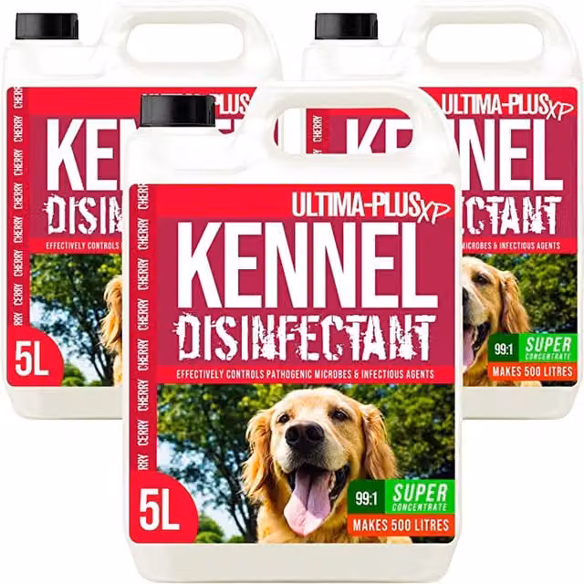 ULTIMA-PLUS XP Kennel Kleen Disinfectant Cleaner Sanitiser and Deodoriser, Cherry, 15 l – 1