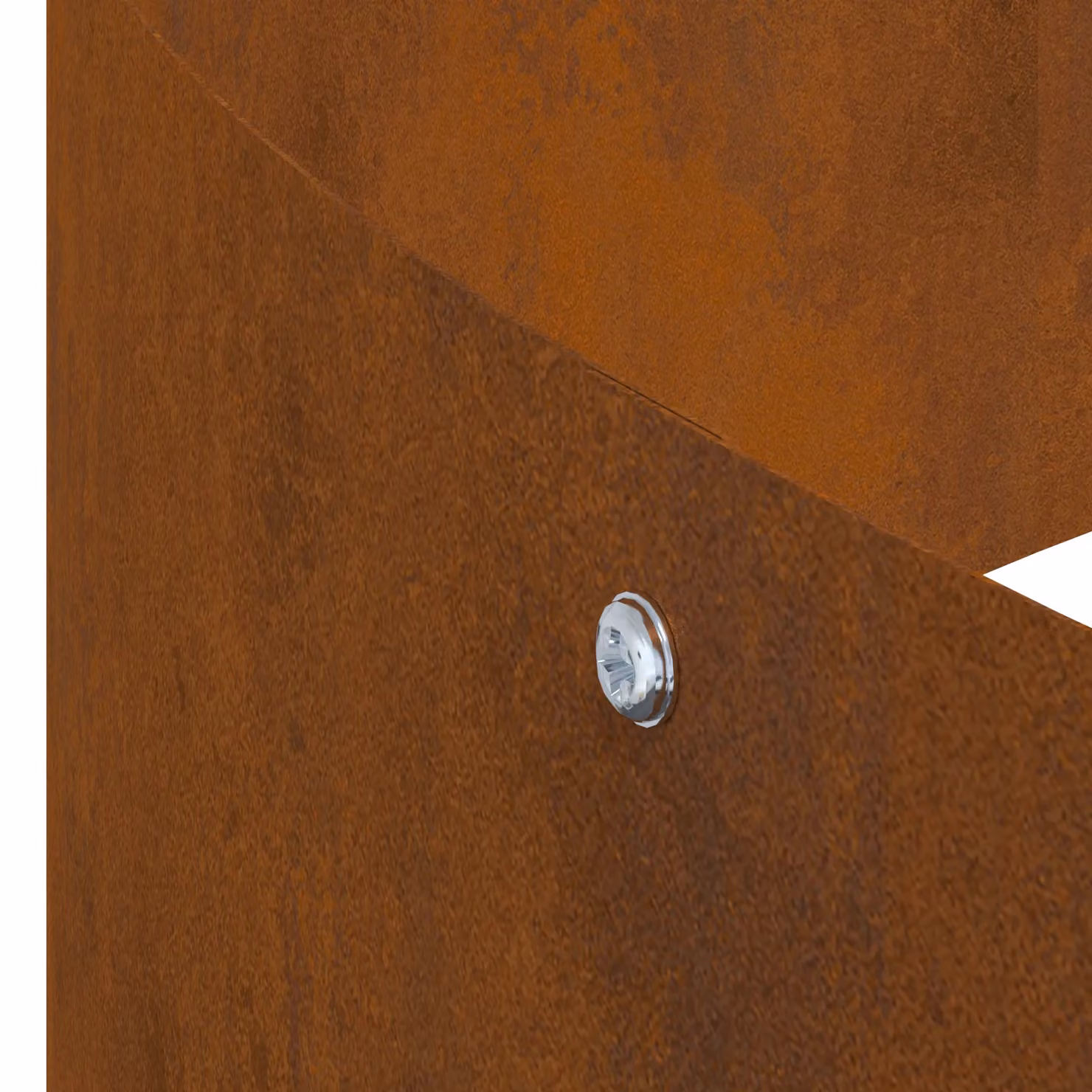 Berkfield Home Metal Planter Tub in Brown with Decorative Inlays, Width: 120 cm – 6