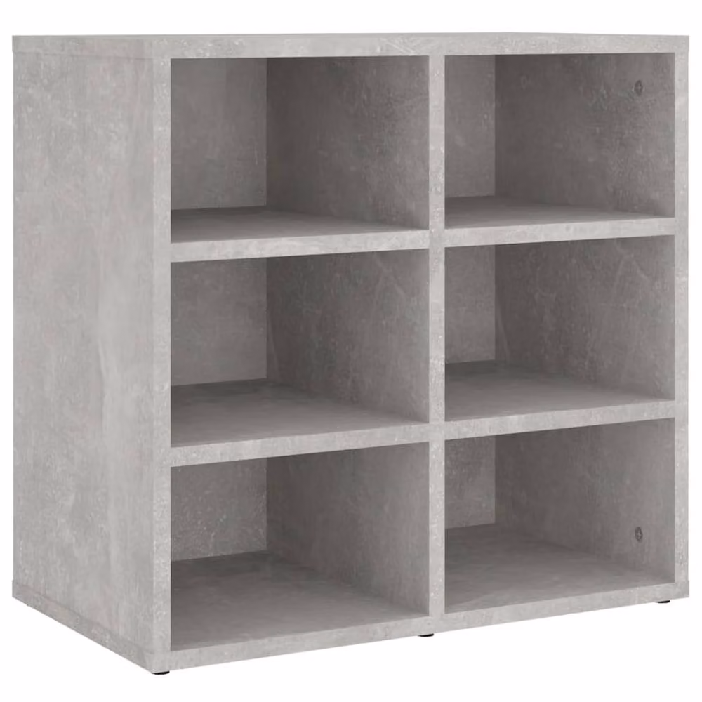 Berkfield Home Set of 2 Wall Mounted Shoe Cabinets in Concrete Grey, W/D/H: 52.5 x 30 x 50 cm – 3