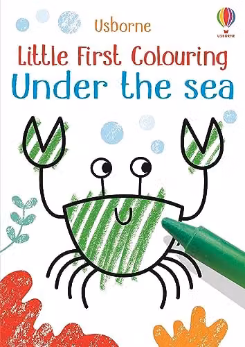 Usborne Little First Colouring Under the Sea Multicolour Childrens Paper Book