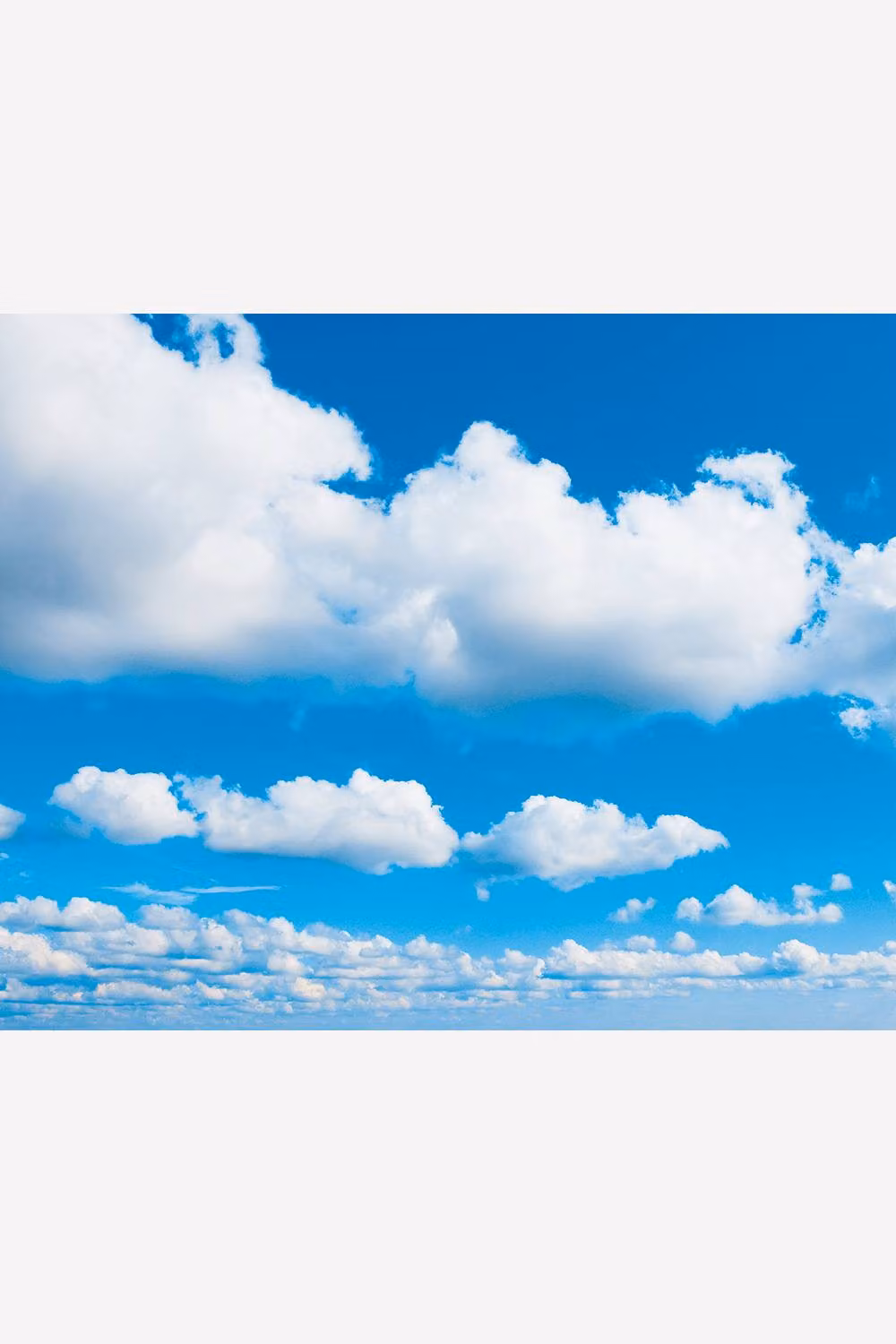 Origin Murals Cloudy Sky Wall Mural in Blue – 2