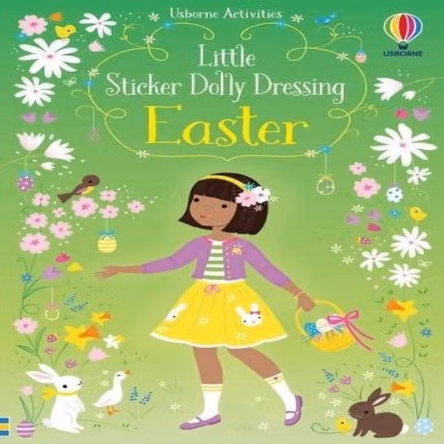 Fiona Watt Little Sticker Dolly Dressing Easter Paperback Book, Multicolour