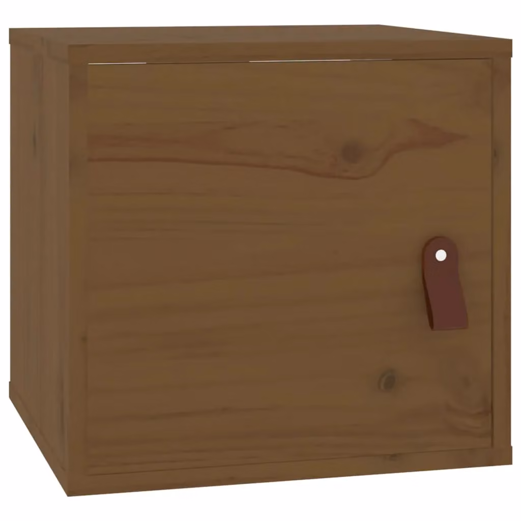 Berkfield Home Wall Cabinet in Honey Brown Solid Pine, W/D/H: 31.5 x 30 x 30 cm – 2
