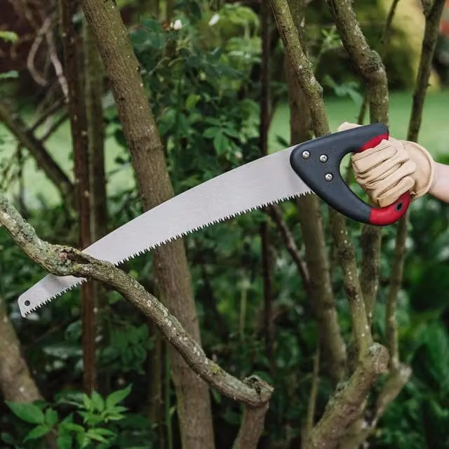 Kent & Stowe Curved Pruning Saw, Brown and Black