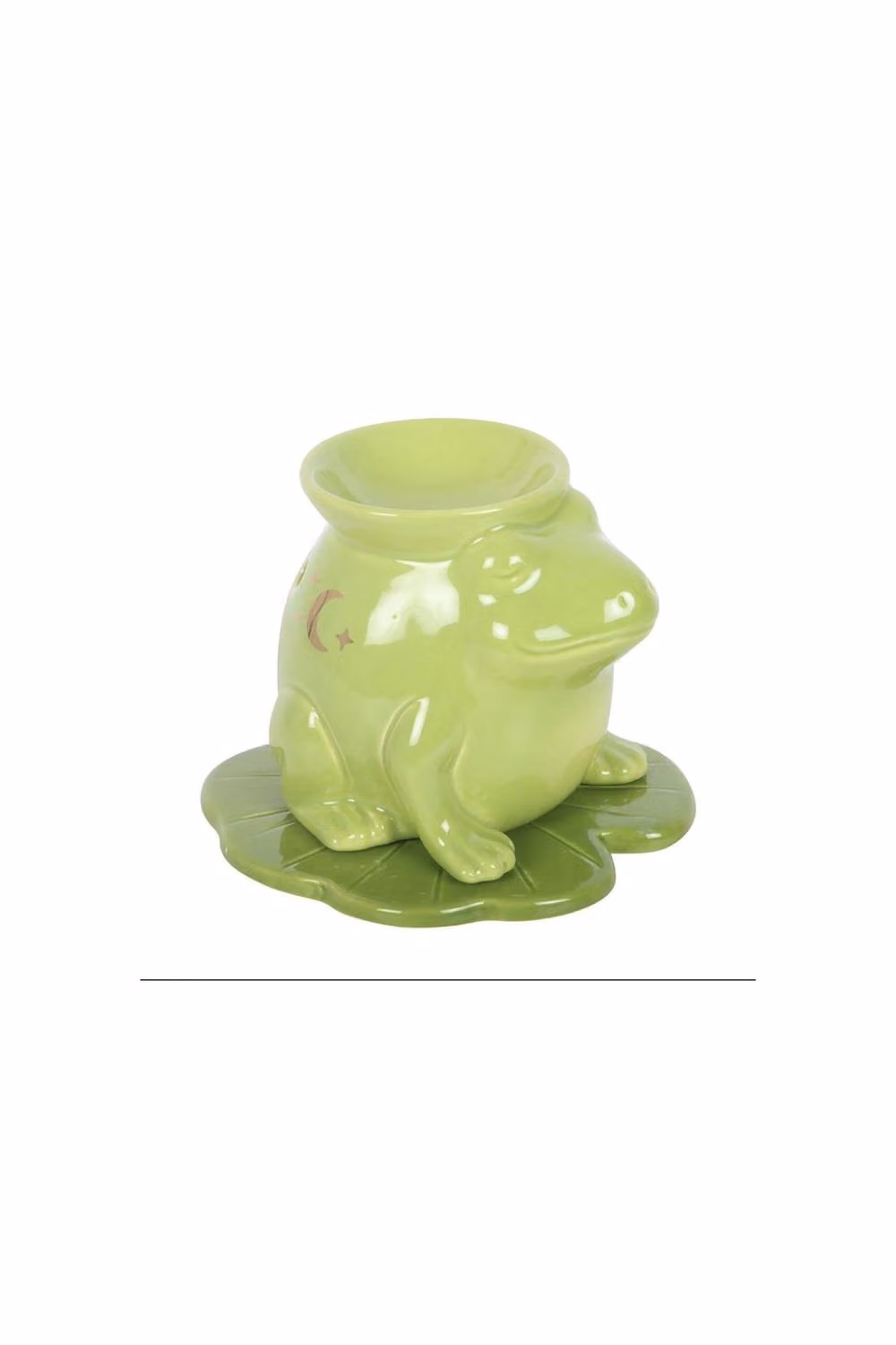 KDMD Whimsical Frog-Shaped Ceramic Tealight Oil Burner in Green – 2