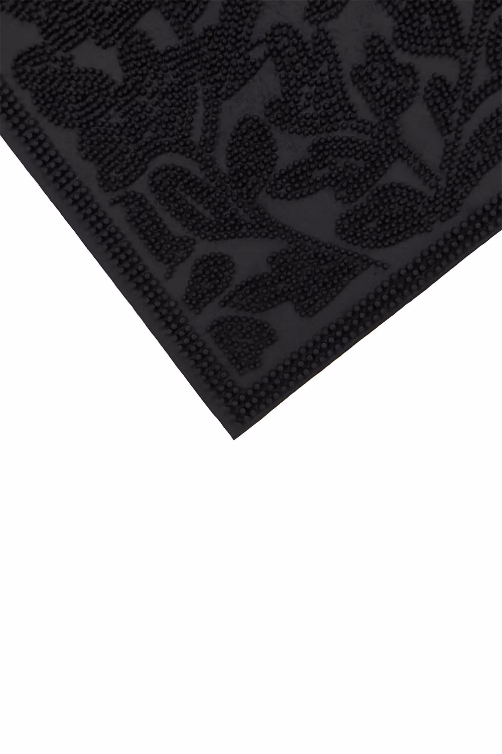 JVL Botany Black Rubber Pin Scraper Doormat, W/D: 40 x 60 cm – 3
