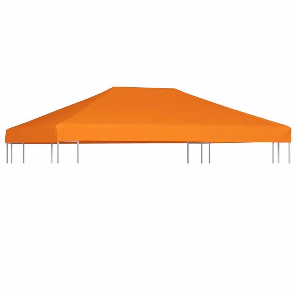 Berkfield Home Orange Polyester Gazebo Top Cover 4 x 3 m – 2