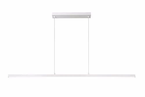 Lucide Sigma Dimmable LED Pendant Light in White with Warm White Light