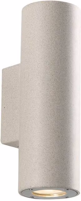 Netlighting PORTLAND Outdoor 2 Light Up Down Wall Light, White, W/D/H: 25.4 x 11.1 x 8.3 cm