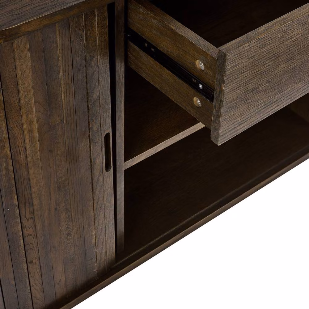 Cheshire Premium Skye Mid-Century Sideboard in Brown Wood – 6