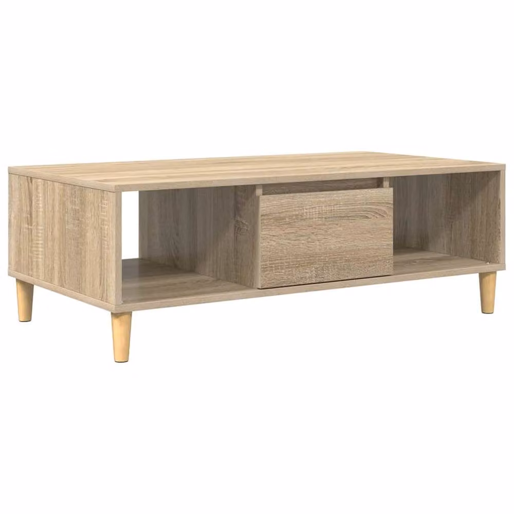 Berkfield Home Modern Storage Unit with Door in Sonoma Oak and Light Tan Engineered Wood – 3
