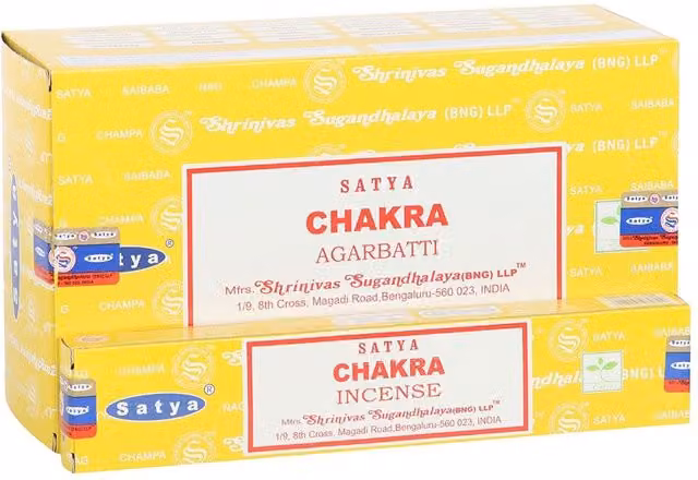 Something Different Satya Chakra Floral Incense Sticks, Pack of 12, Yellow