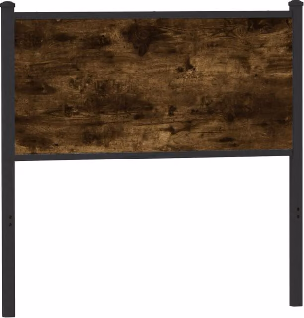 Berkfield Home Smoked Oak Headboard in Brown, Width: 90 cm – 1