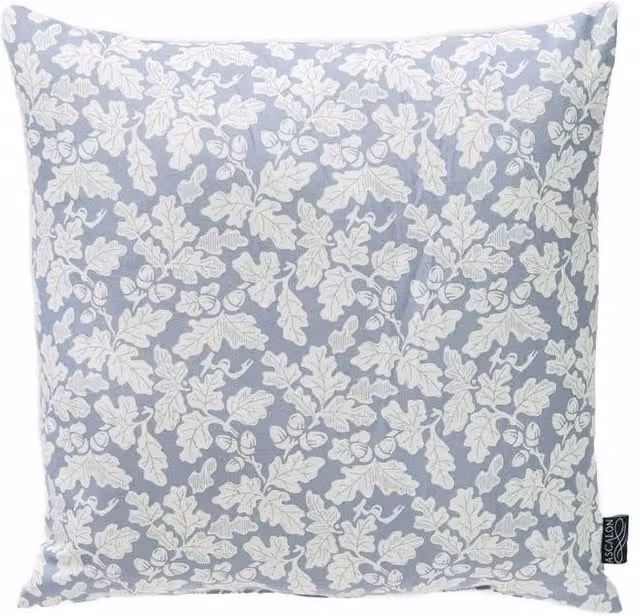 Ascalon Design Ltd Square Scatter Pad in Multicolour Blue and Brown, W: 45 cm, H: 45 cm