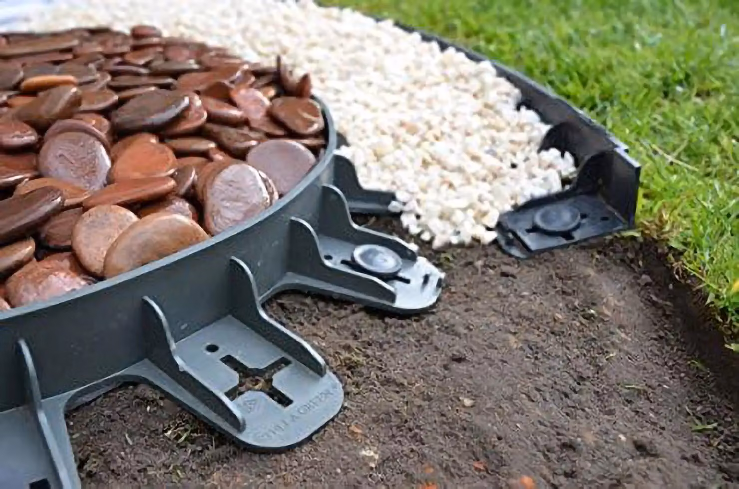 Primrose Black Flexible Non-Toxic Plastic Garden Edging Lawn Border Pieces, 10 Pack – 3