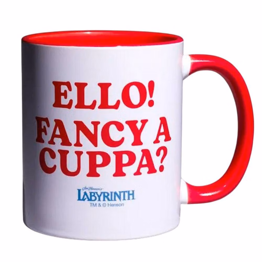 Labyrinth Ello Fancy A Cuppa? The Worm Porcelain Mug in White – 2