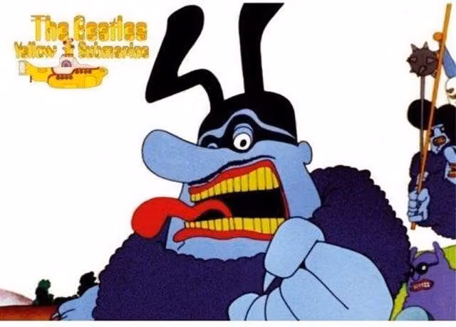 The Beatles Yellow Submarine Multicolour Paper Postcard for Adults