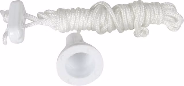 Dencon White Plastic Pull Cord Spare Switch