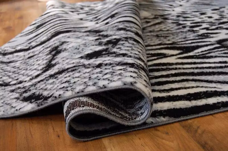 RugsX Flash Grey Rectangular Polypropylene Rug, W: 160 cm, L: 225 cm – 4