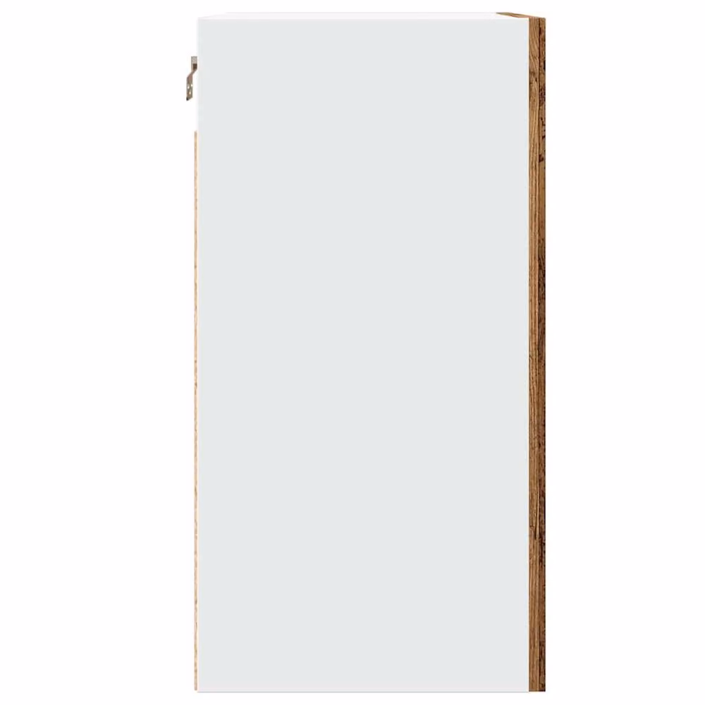 Berkfield Home Lyon Hanging Cabinet in Old Wood Brown, W/D/H: 40 x 31 x 60 cm – 3