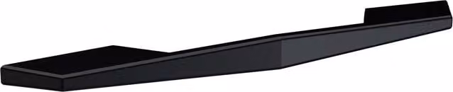 Balterley Angular D Shape Bow Kitchen and Bathroom Cabinet Handle, Matt Black, W/D/H: 18.0 x 3.0 x 1.6 cm, 160 mm Centres