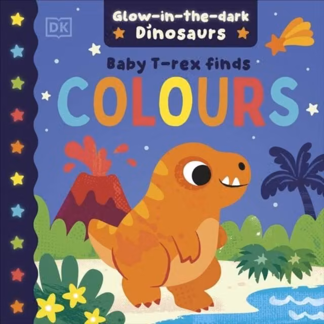 DK Baby T. Rex Finds Colours Multicolour Paperback Book