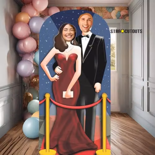 Star Cutouts SC170 Red Carpet Stand Cardboard Cut Out – 5