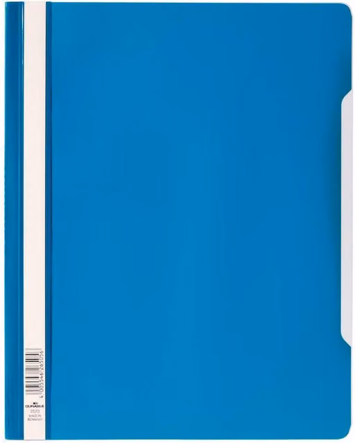 Durable Clear View A4 Clip Folder in Blue