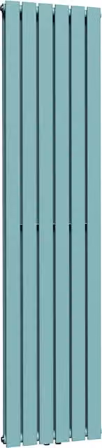 Lux Heat Caribbean Sea Coloured Vertical Double Radiator, H 180 cm x W 42 cm