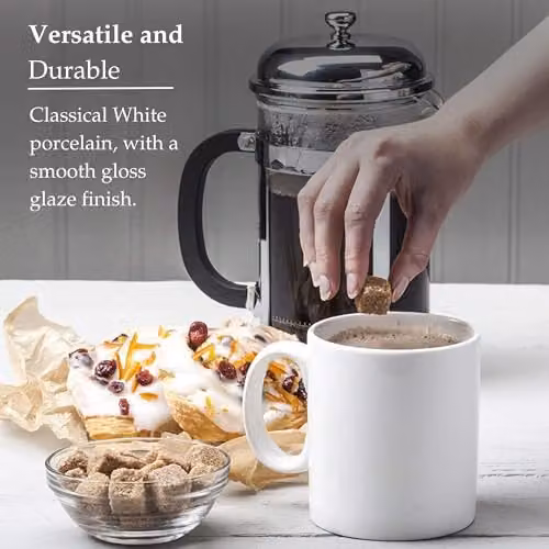 WM Bartleet & Sons White Porcelain 1 Pint Mug – 4