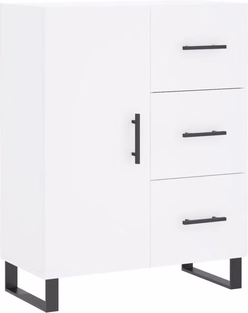 Berkfield Home White Classic Sideboard, W/D/H: 69.5 x 34 x 90 cm – 1