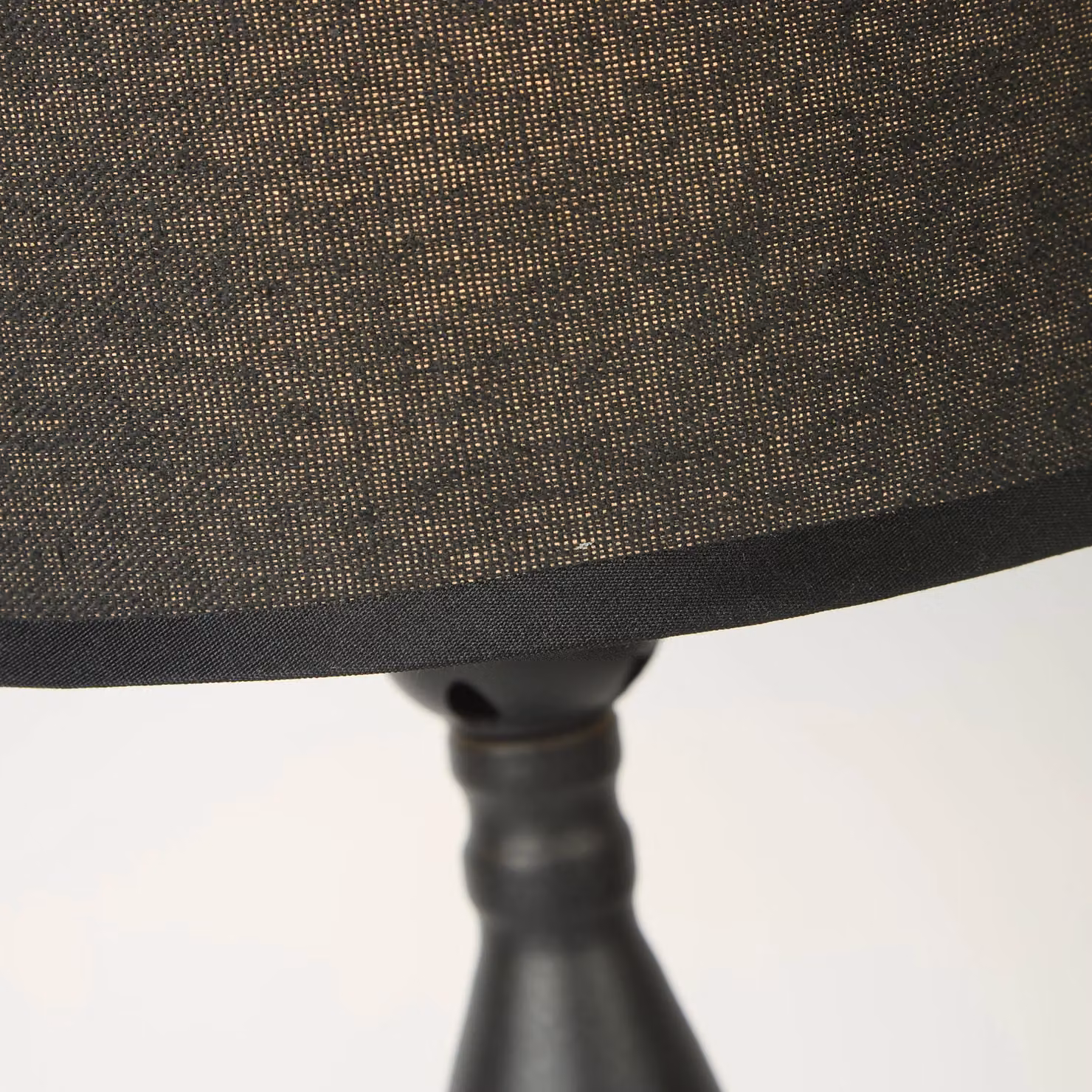 Lighting Collection Black Rechargeable Dimmable Metal Candle Table Lamp – 3